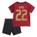 Maillot de foot Belgique Jeremy Doku #22 Domicile vêtements enfant Europe 2024 Manches Courtes (+ pantalon court)